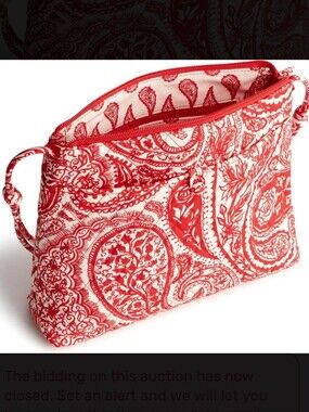 NWT Vera Bradley Hipster Crossbody Paisley Key